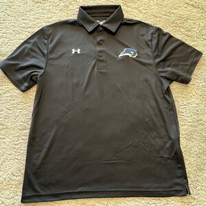 Under Armour Black Men's Polo Shirt with Blue Raider logo